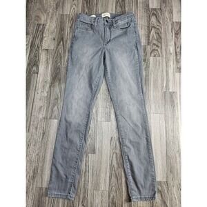 Universal Thread High Rise Skinny Jeans Womens 0/25R Grey Stretch Denim